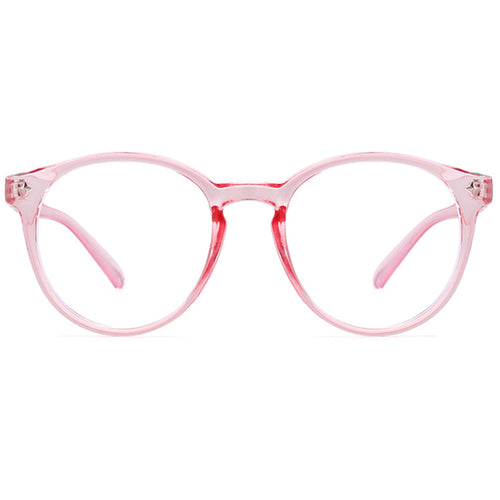 Techsuit Anti-Blue Light Glasses Reflex PC (PC28003-C5), Round, Roz