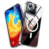 Husa pentru iPhone 15 Pro Max, Torras Diamond MagSafe Series, transparenta