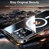 Husa pentru iPhone 15, Torras Diamond MagSafe Series, transparenta