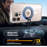 Husa pentru iPhone 16 Pro, Torras Diamond MagSafe Series, transparenta