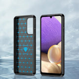 Husa pentru Samsung Galaxy A33 5G, Techsuit Carbon Silicone, negru