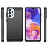 Husa pentru Samsung Galaxy A23, Techsuit Carbon Silicone, albastru