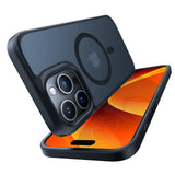 Husa pentru iPhone 15 Pro, Torras Guardian Magnetic Series, negru