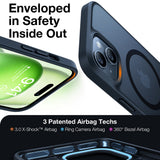 Husa pentru iPhone 15, Torras Guardian Magnetic Series, negru