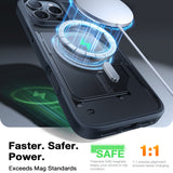 Husa pentru iPhone 16 Pro, Torras Guardian Magnetic Series, negru