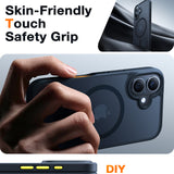 Husa pentru iPhone 16 Plus, Torras Guardian Magnetic Series, negru