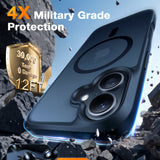 Husa pentru iPhone 16, Torras Guardian Magnetic Series, negru