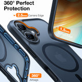 Husa pentru iPhone 16, Torras Guardian Magnetic Series, negru