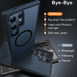 Husa pentru Samsung Galaxy S24 Ultra, Torras Guardian Magnetic Series, gri