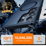 Husa pentru Samsung Galaxy S24 Ultra, Torras Guardian Magnetic Series, gri