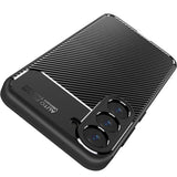 Husa pentru Samsung Galaxy S25, Techsuit CarbonFiber, negru