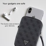 Guess Universal Phone Pouch Zip Triangle 4G (Guwbzpgstegp), Universal, reglabil Strap, Zip Closure, Roz