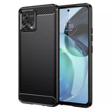 Husa pentru Motorola Moto G72, Techsuit Carbon Silicone, albastru