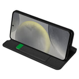 Husa pentru Samsung Galaxy S24, Techsuit Magskin Book, negru