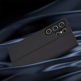 Husa pentru Samsung Galaxy S24 Ultra, Techsuit Magskin Book, negru