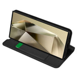 Husa pentru Samsung Galaxy S24 Ultra, Techsuit Magskin Book, negru