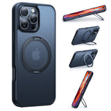 Husa pentru iPhone 16 Plus, Torras Ostand Pro MagSafe Series, negru