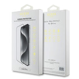 Folie de protectie pentru iPhone 16 Pro, Guess Classic 2.5D Outline (GUTGP16LBOKGCIT)
