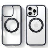 Husa pentru iPhone 16 Pro, Torras Ostand R Fusion MagSafe Series, negru