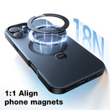 Husa pentru iPhone 16, Torras Ostand Spin MagSafe Series, transparenta