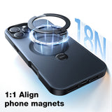 Husa pentru iPhone 16 Pro, Torras Ostand Spin MagSafe Series, negru