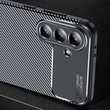 Husa pentru Samsung Galaxy A36 5G, Techsuit CarbonFiber, negru