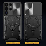 Husa pentru Samsung Galaxy S25 Ultra, Techsuit CamGuard Pro, albastru