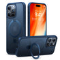Husa pentru iPhone 15 Pro Max, Torras Ostand MagSafe Series, albastru