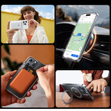 Husa pentru iPhone 15 Pro, Torras Ostand MagSafe Series, transparenta
