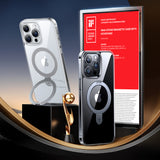 Husa pentru iPhone 15 Pro Max, Torras Ostand MagSafe Series, transparenta