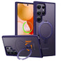 Husa pentru Samsung Galaxy S24 Ultra, Torras Ostand Spin MagSafe Series, mov
