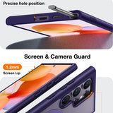 Husa pentru Samsung Galaxy S24 Ultra, Torras Ostand Spin MagSafe Series, mov