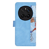 Husa pentru Honor Magic7 Pro, Techsuit FlipCraft, bleu