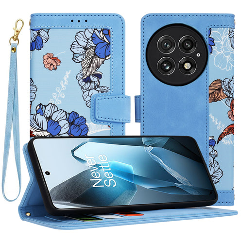 Husa pentru OnePlus 13, Techsuit FlipCraft, bleu