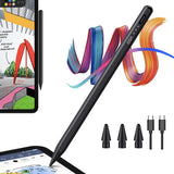 Stylus pen ESR (6C00107), pentru iPad, Magnetic Attachment, Bluetooth, Type-C, Respingere palma, Tilt Sensitivity, alb