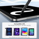 Stylus pen ESR (6C00107), pentru iPad, Magnetic Attachment, Bluetooth, Type-C, Respingere palma, Tilt Sensitivity, alb