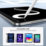 Stylus pen ESR (6C00107), pentru iPad, Magnetic Attachment, Bluetooth, Type-C, Respingere palma, Tilt Sensitivity, alb