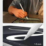 Stylus pen ESR (6C00107), pentru iPad, Magnetic Attachment, Bluetooth, Type-C, Respingere palma, Tilt Sensitivity, alb