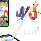 Stylus pen ESR (6C00107), pentru iPad, Magnetic Attachment, Bluetooth, Type-C, Respingere palma, Tilt Sensitivity, alb
