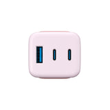 Incarcator retea Havit (UC260 EU), 2x USB-C, USB, 65W, roz