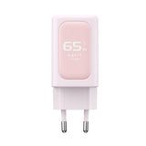 Incarcator retea Havit (UC260 EU), 2x USB-C, USB, 65W, roz