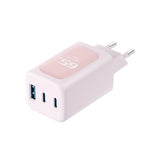 Incarcator retea Havit (UC260 EU), 2x USB-C, USB, 65W, roz