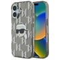 Husa pentru iPhone 16, Karl Lagerfeld IML Lux Electroplated (KLHCP16SHKLPKHK), negru