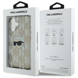 Husa pentru iPhone 16, Karl Lagerfeld IML Lux Electroplated (KLHCP16SHKLPKHK), negru