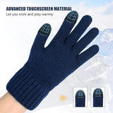 Techsuit Gloves (ST0012), from Alpaca Wool, Size 22cm, Light Gri