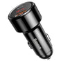 Incarcator auto Baseus Magic Series (CCMLC20C-01/C00035400117-Z1), Display, USB, Type-C, Incarcare rapida 4.0, QC 3.0, 45W, negru