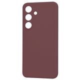 Husa pentru Samsung Galaxy S25, Techsuit SoftFlex, bordo