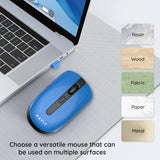 Mouse wireless Havit (MS989GT), 2.4GHz, 800-1200-1600 DPI, AA Battery, albastru