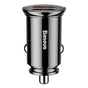Incarcator auto Baseus Circular (Ccall-YD01), Dual USB 5A Super Incarcare rapida, QC 3.0, negru