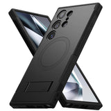 Husa pentru Samsung Galaxy S24 Ultra, Ringke Alles MagSafe, negru